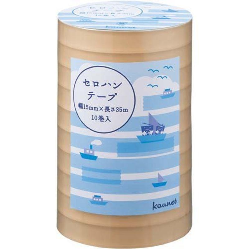 カウネット セロハンテープ 幅１５ｍｍ×長さ３５ｍ ２００巻