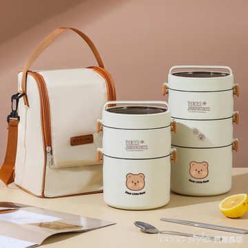 不銹鋼多層保溫飯盒學生專用便攜桶上班族專用可微波爐加熱 幸福驛站