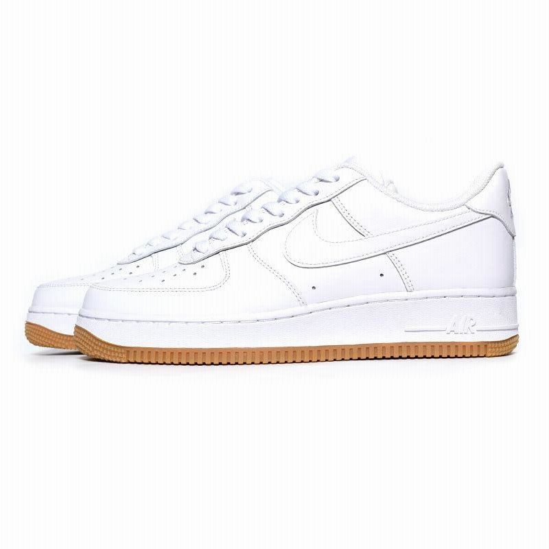 NIKE AIR FORCE 1 '07 WHITE GUM ナイキ エアフォース 1 スニーカー ( 白 ホワイト ガムソール メンズ  DJ2739-100 ) | LINEショッピング