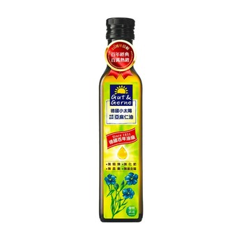 智慧誠選 【德國】小太陽150年 冷壓初榨亞麻仁油(250ml/瓶)(效期: 2027.02.28)