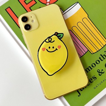 檸檬握把智慧型手機壓克力智慧托克