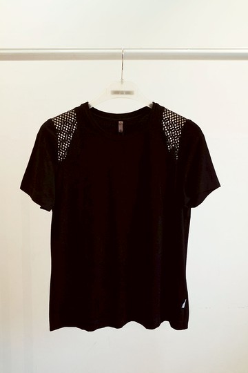 UUIN   _ 冰淇淋黑短袖上衣