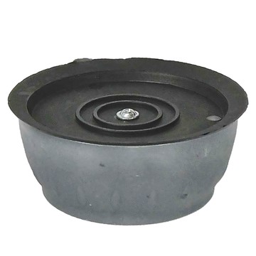 E.dot 洗衣機減震防潮墊 4個/組  灰色  尺寸8x3.5cm  1包