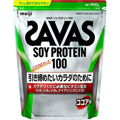 明治 ザバス(SAVAS) ソイプロテイン100 ココア味 900g