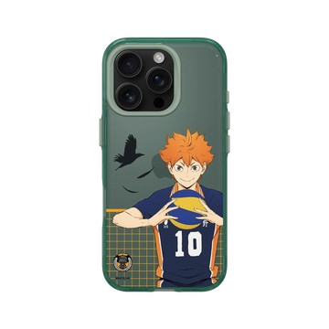 iPhone 16 Pro Clear 憂墨綠 - 排球少年 Haikyu!! - 球場上的日向