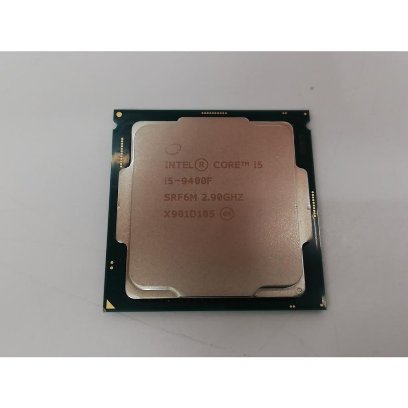 中古】Intel Core i5-9400F (2.9GHz/TB:4.1GHz/SRF6M/U0) bulk LGA1151 ...