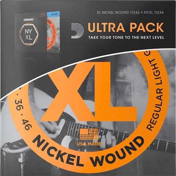 小叮噹的店- D'addario EXL110-NYXL1046 Ultra Pack 電吉他弦 (10-46) 組合包