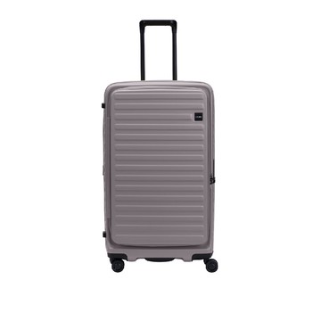 LOJEL CUBO 升級版 29.5吋 前開式可擴充 防盜防爆拉鍊行李箱 大地灰