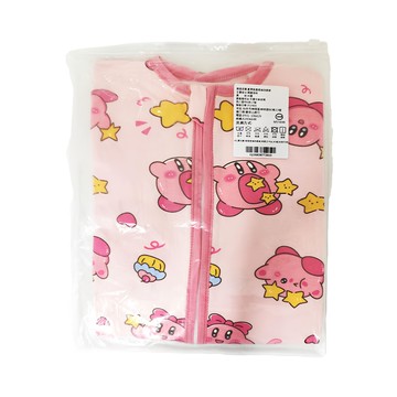 愛北鼻 無痕長袖防踢被 粉星之卡比  90  粉色