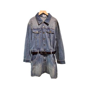 【二手精品 9.9成新】Prada黑白配色假兩件式長袖連身裙(附皮帶)(剪水洗標) 編號S60