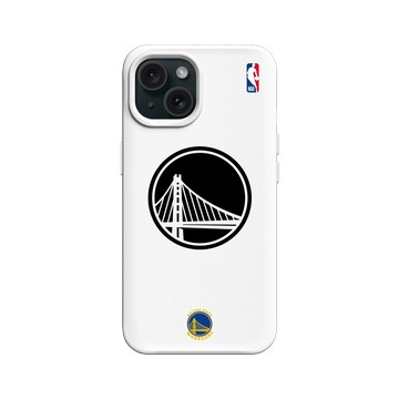 iPhone 15 SolidX 白 - NBA - B&W-金州勇士 Golden State Warriors B&W - Light