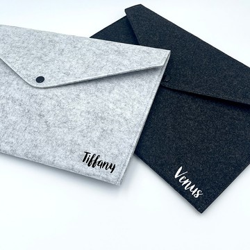 【自訂書法英文名)】毛氈文件袋