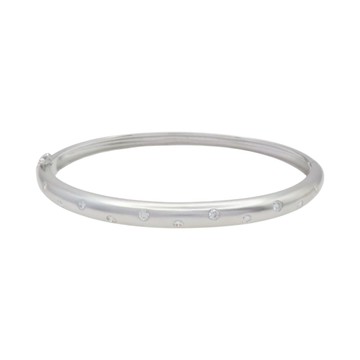 JEWELRY 無品牌珠寶 18K白金 鑽石 手環 【二手名牌BRAND OFF】