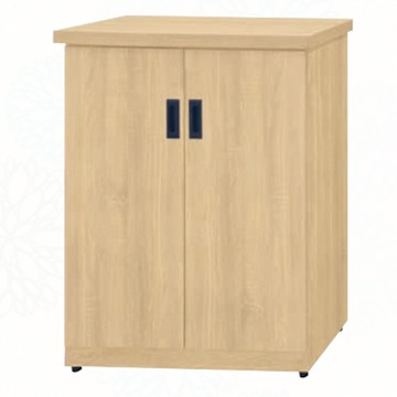 文創集 愛寶2.6尺二門低鞋櫃(四色可選)-78x39x93cm免組