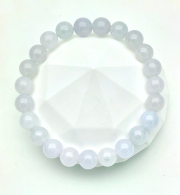 平安 - 白冰翡翠手串