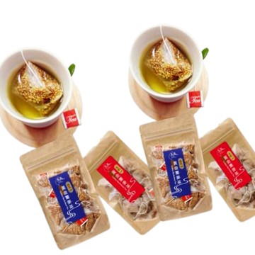 玉民 台灣100%黃金蕎麥茶-生粒/熟茶立體茶包5gx12入/包x3包(無咖啡因)
