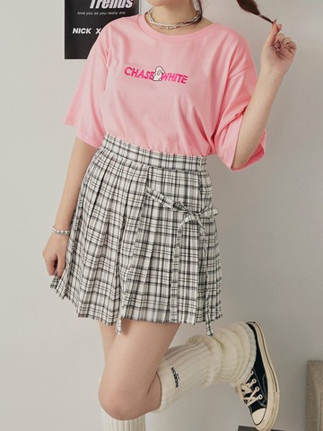 精緻電繡小白兔純棉圖T