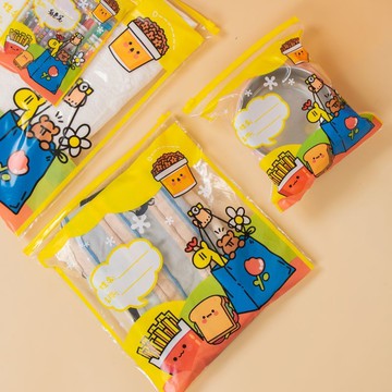 💎臺灣出貨🌈免運💎寶寶衣服收納袋兒童幼兒園分裝袋戶外旅行髒衣服分裝收納袋待產包【可開票】
