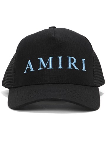 AMIRI - embroidered-logo baseball cap - men - Cotton made in Africa (CmiA) - One Size - Black