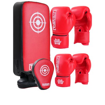 拳擊手套成人兒童專業訓練器材散打搏擊拳套男女手靶腳靶親子套裝