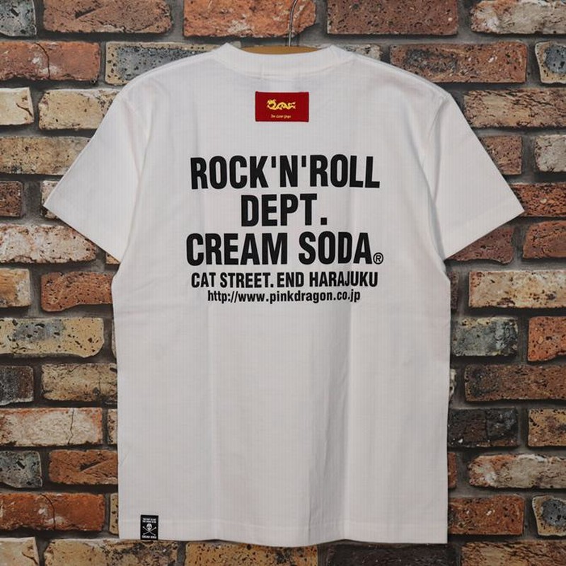 CREAM SODA/クリームソーダ ◇CS新ドクロTシャツWHITE◇ PD00T