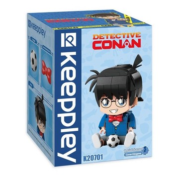 【震撼日式精品】名偵探柯南Detective ~Conan~Qman 啟蒙積木 keepplay 名偵探柯南公仔 江戶川柯南*46867