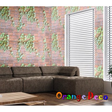 【橘果設計】磚紋風格 自黏壁紙 10米長 多款可選 DIY組合壁貼牆貼室內設計裝潢