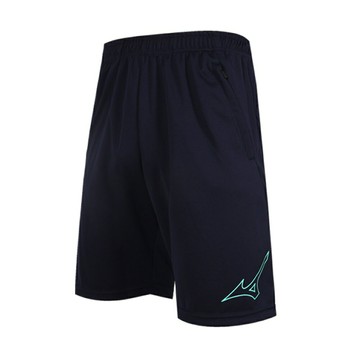 MIZUNO 男針織短褲(免運 五分褲 慢跑 訓練 運動 休閒 美津濃「32TBB50114」≡排汗專家≡