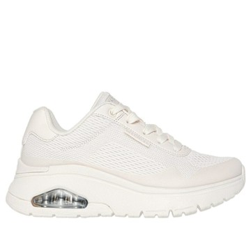 Skechers Uno Flex [177794OFWT] 女 運動休閒鞋 增高 舒適 穿搭 米