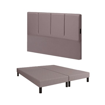 ASSARI-比利插座耐磨皮房間組(床頭片+床底)-雙人5尺雙人5尺