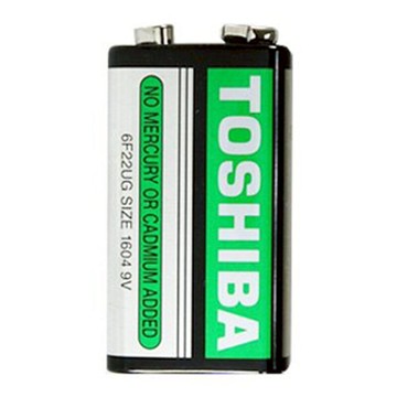 TOSHIBA 東芝 9V 碳鋅電池 10顆入 /盒【APP滿額下單10%點數(單一帳號最高5000點)】1/31止