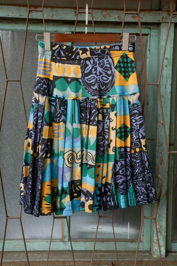 純情百貨行 古著 vintage 古著半身裙 童話夜夢半身裙 SL.0072