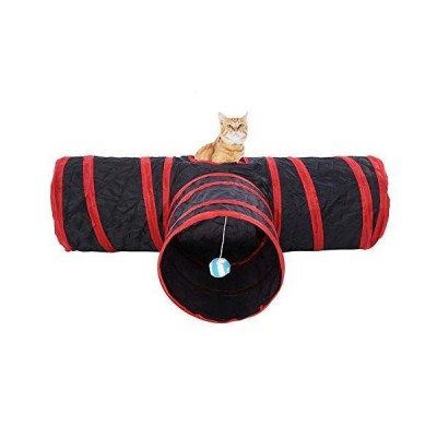 猫3通 トンネル キャットトンネル ペット玩具 猫遊び 折りたたみ式 猫 小型犬 うさぎなど適用 レッド 通販 Lineポイント最大get Lineショッピング