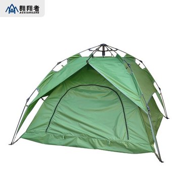 翱翔者軍綠挑沿自動帳篷雙人速開戶外公園野營帳篷廠家批發定制