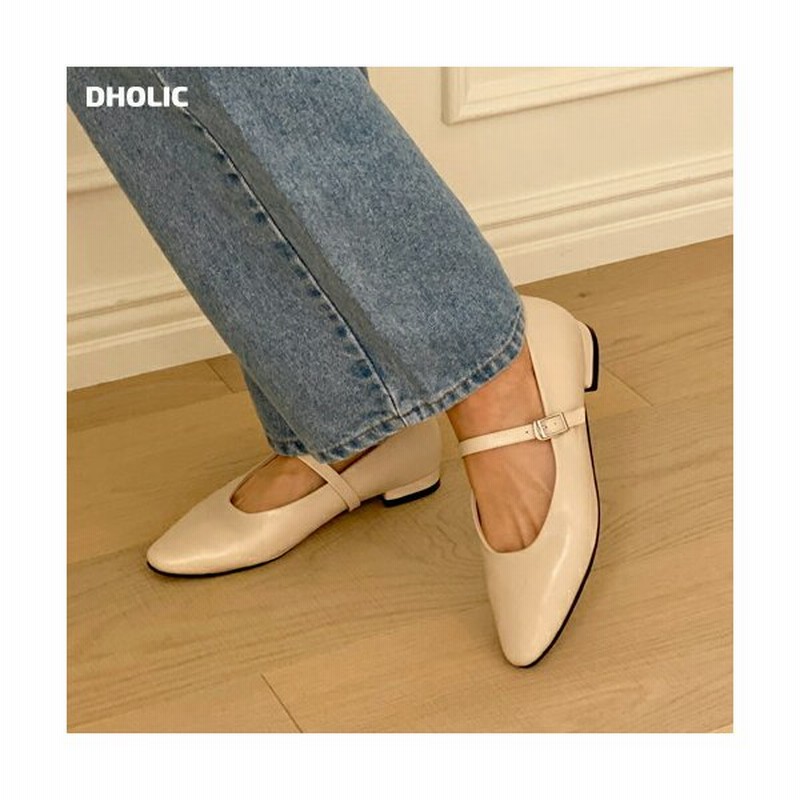フラットシューズ フラット ぺたんこ 靴 くつ シューズ 単色 無地 シンプル レディ かわいい 可愛い ストラップ マット 光沢 韓国ファッション 通販 Lineポイント最大0 5 Get Lineショッピング