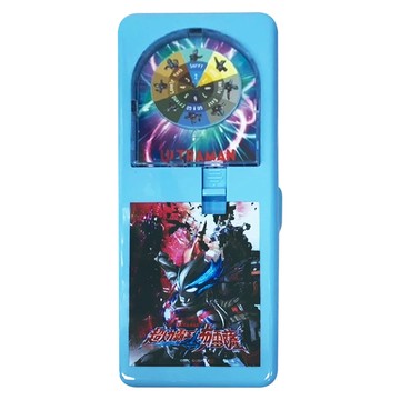 收納王妃 超人力霸王 布雷薩 幸運轉輪筆盒  淺藍色  1個