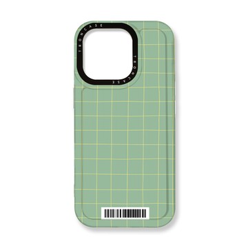 iPhone 16 Pro 殼 TRON IPhone 16 Pro 手繪簡約方格紋B款  載具 MAGSAFE 磁吸 太空殼 透白款 手機殼