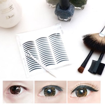 kiret 雙眼皮貼 眼線貼(黑色)極細版2mm-超值144枚入贈Y型棒