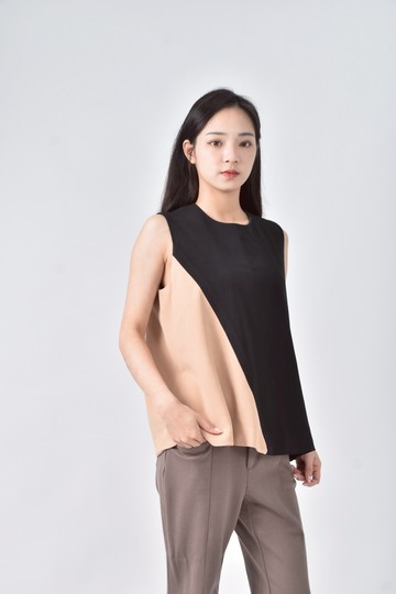 (L) celine春夏無袖背心黑色上衣