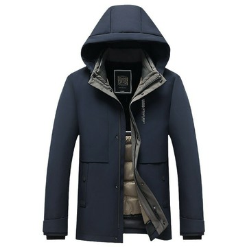 【巴黎精品】現貨+預購 真羽絨90%白鴨絨羽絨外套羽絨衣夾克-保暖簡約一衣三穿羽絨男外套2色a1is129