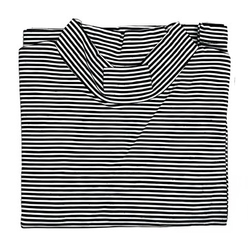 O-BAO 歐寶 台灣製女生圓領發熱衣  1入  白條紋  S