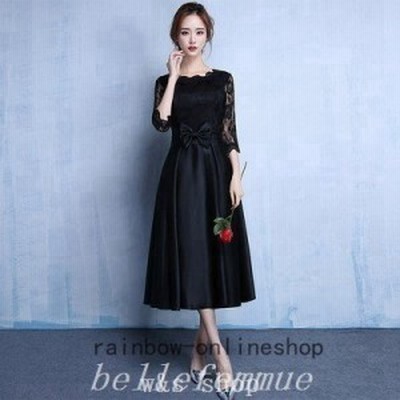 パーティードレス結婚式服装ドレスワンピース代10代40代30代nakフォーマルドレス50代女性冬赤お呼ばれ母親親族袖ありフォーマルワンピ 通販 Lineポイント最大get Lineショッピング