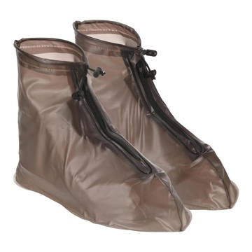 COMET 快穿便攜加厚雨鞋套 筒高18cm 鞋底尺寸2XL:31.3cm 重量:183g 產品材質:PVC  山茶色  1雙