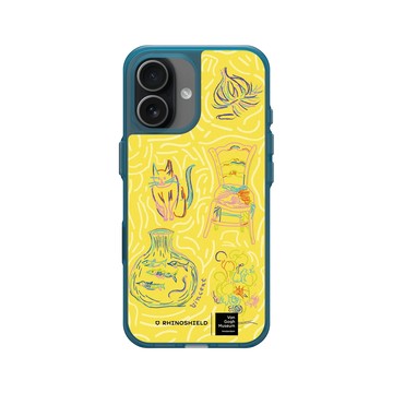 iPhone 17 Clear (相機按鈕) 夜幕藍 - Van Gogh Museum - 現代素描 - 圖案