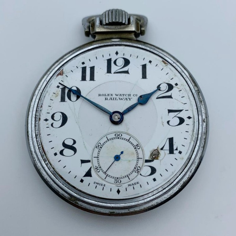 ROLEX ロレックス 懐中時計 Railway pocket watch 手巻き時計