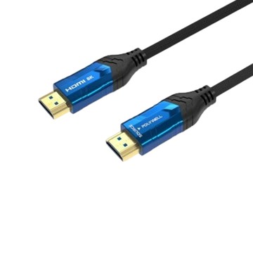 3m以上 POLYWELL HDMI線 2.1 8K AOC 光纖影音傳輸線 48Gbps頂寬 電競款1∼3米 寶利威爾 台灣現貨