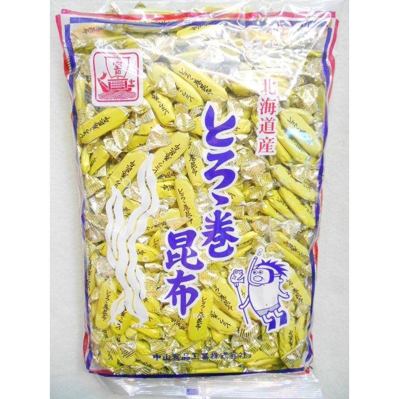 中山食品工業 とろろ巻昆布1kg×2袋