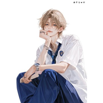 【8 月新款】07-137-0073 人物貼紙 簡約夏日男子