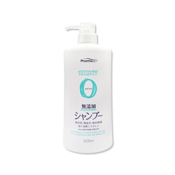 熊野油脂 日本KUMANO-Pharmaact Zero無添加植物性胺基酸洗髮精600ml/瓶(潔淨修護洗髮滋潤柔順潔髮液)