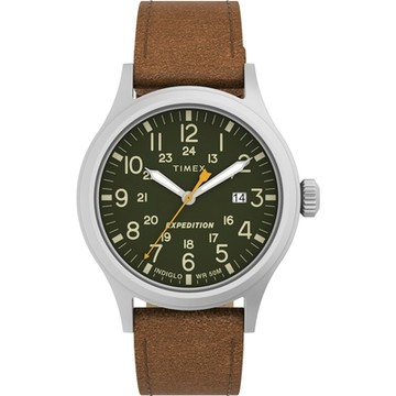 TIMEX  天美時 遠征系列 40毫米探險手錶 (深綠x咖 TXTW4B23000-1)
